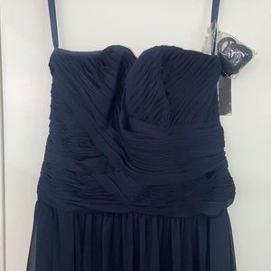 Navy Mori Lee Dress
